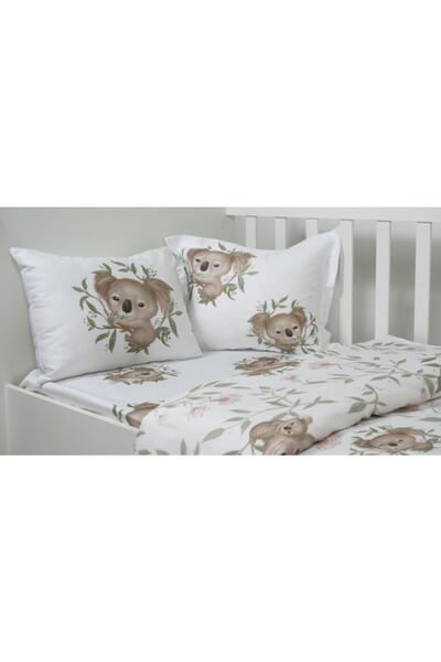 Puro Cotone Full Organic Baby Bedding Set with Koala Pattern
