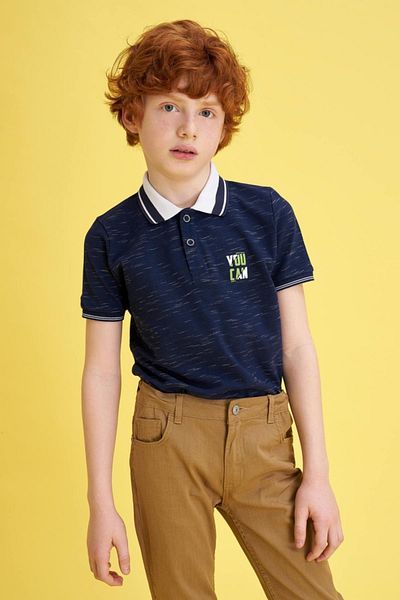 DeFacto Pike Polo Neck Boy's T-Shirt - M7544A620SP