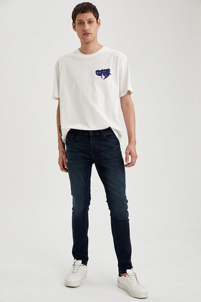 DeFacto Carlo Skinny Fit κανονική μέση στενό τζιν παντελόνι