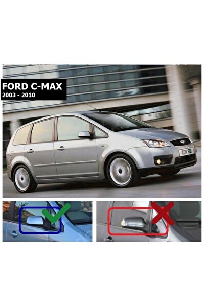 HYM TUNİNG Ford C-max Uyumlu   Batman Yarasa Ayna Kapağı, Piano Black Parlak ...