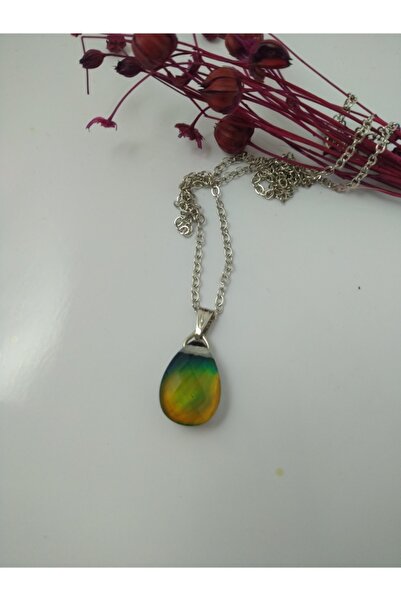 BalıkHediyelik Vücut Isısında Renk Değiştiren His Taşı Kolyesi