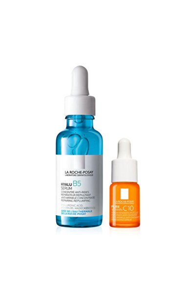 La Roche Posay Hyalu B5 Cilt Bakım Serumu 30ml  Vitamin C Serum 10ml Hediye