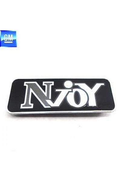Opel Astra G-zafira A Door Lid Cover Njoy Text Black Gray Original Gm171490-93180352