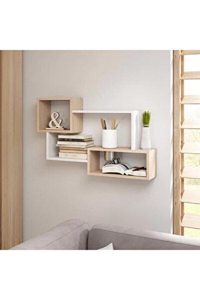 RAFKESTİR Tokyo Duvar Rafı (çift Renk )