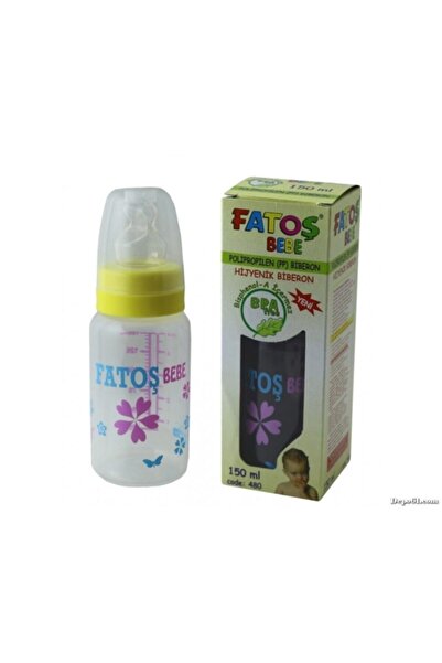 Fatoş Bebe 150 Ml Silikon Uçlu Biberon Polipropilen Karışık Desenli