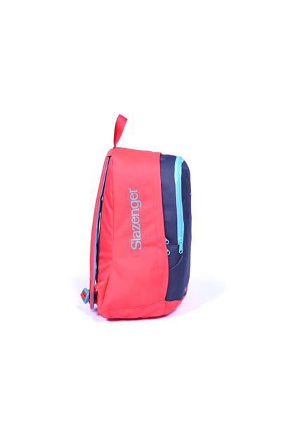 Slazenger Gray Fuchsia Two Compartment School Backpack 19334