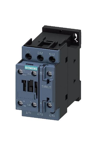 Siemens Sirius Contactor - 3Rt2024-1Bb40, 12A Model, 24V Dc, 5.5Kw