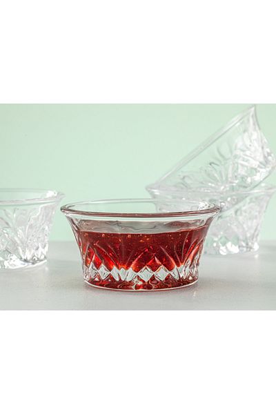 English Home 6-Piece Lupa Glass Jam Bowl - 7.5 cm