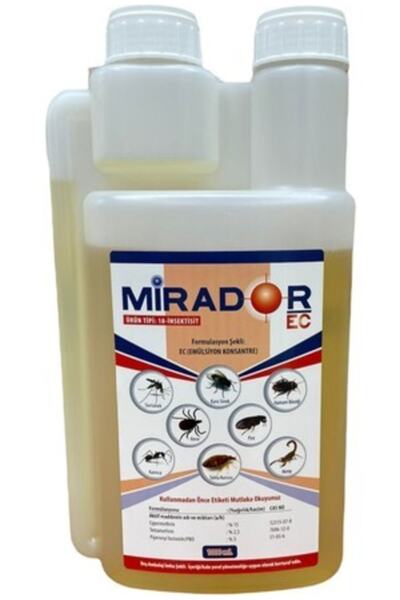 MİRADOR Ec 1 lt Haşere İlacı Sivrisinek Karasinek Hamam Böceği Kene Pire Karınca Tahta Kurusu Akrep