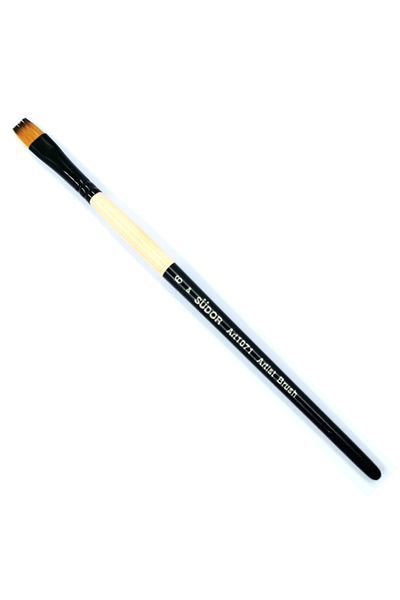 Südor 1071 Series Short Handle Synthetic Flat Brush No:6
