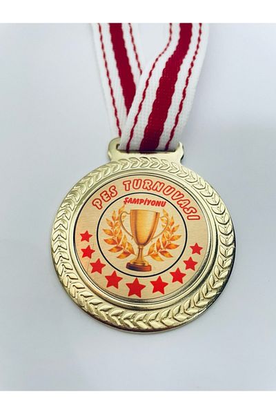 Lider Baskı 10 τμχ Μετάλλιο Πρωταθλητή του Τουρνουά Pes - Ψηφιακή εκτύπωση 1η Μετάλλιο ποιότητας