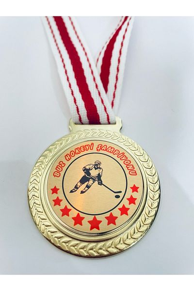 Lider Baskı Ψηφιακό τυπωμένο μετάλλιο 10 τμχ Χρονιάτικο Χόκεϊ στον πάγο