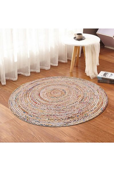 Bonny Home Jute Wicker Round Door Face Plate Ks-1069