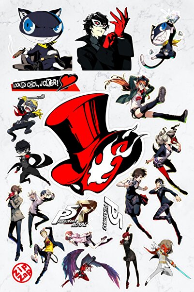 ZipZap Persona 5 Anime Sticker Paketi (20 ADET)