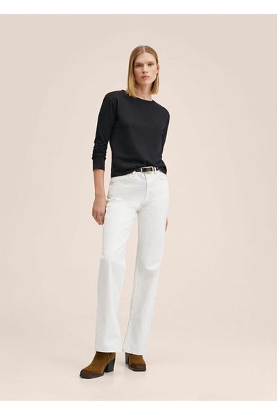 MANGO Woman 100% Cotton T-Shirt