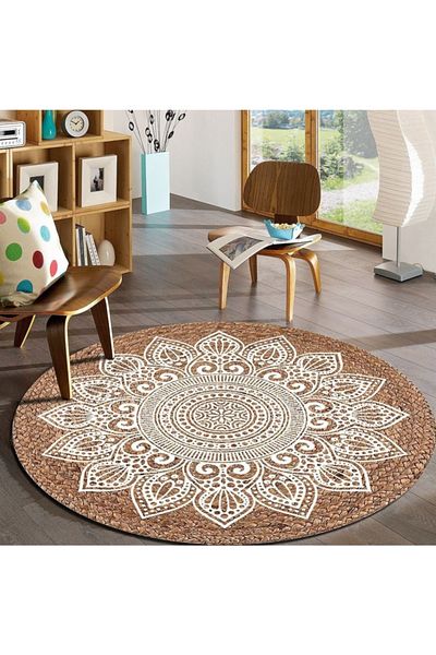Bonny Home Ks-1061 Model Jute Wicker Round Door Face Plate
