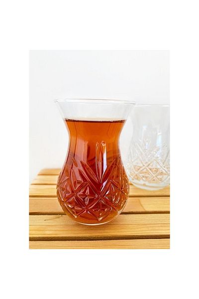 Paşabahçe 6 Pieces Timeless İncebelli Orgin Tea Cups - Boxed