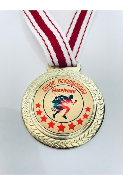 Lider Baskı 3 قطع من ميداليات بطل مسابقة الجري المطبوعة الرقمية