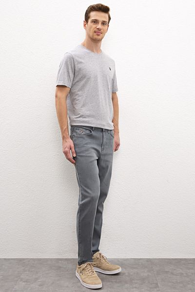 U.S. Polo Assn. Πόλο Ανδρικό τζιν παντελόνι Slim Fit 1204378 Corda 006 Anthracite