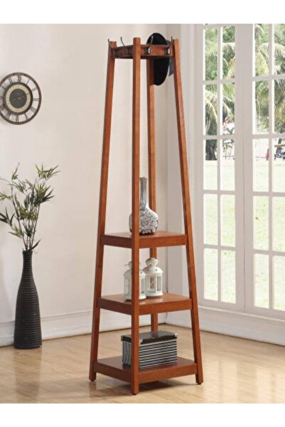 Arzu Wood Dekoratif Elbise Askılığı & Raflık