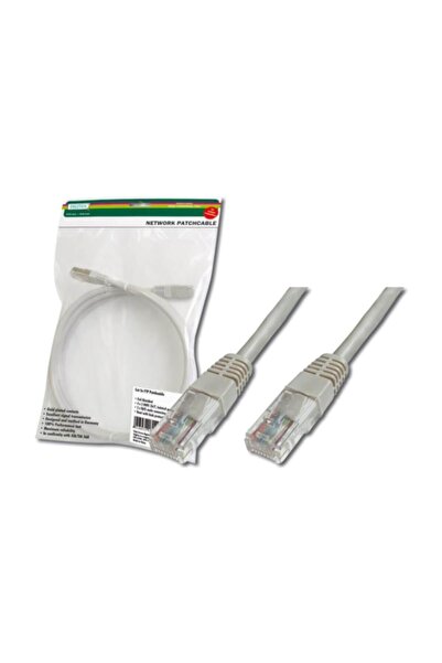Assmann Digitus Dk-1511-0025 0,25 Mt Cat5e Awg26/7 U/utp Gri Patch Cord Kablo...
