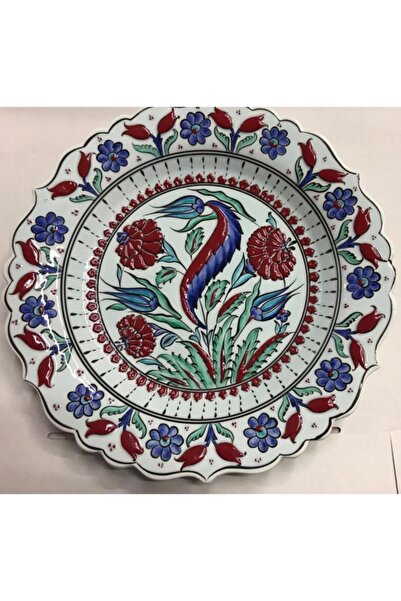 Sultan Çini -çini El Emeği Teşhip Sanatı Özel Tasarım Kabartma Desenli Çini 3...