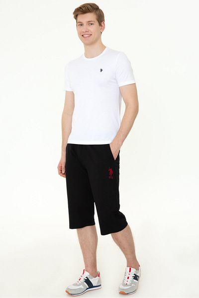 U.S. Polo Assn. Μαύρα ανδρικά σορτς & βερμούδες