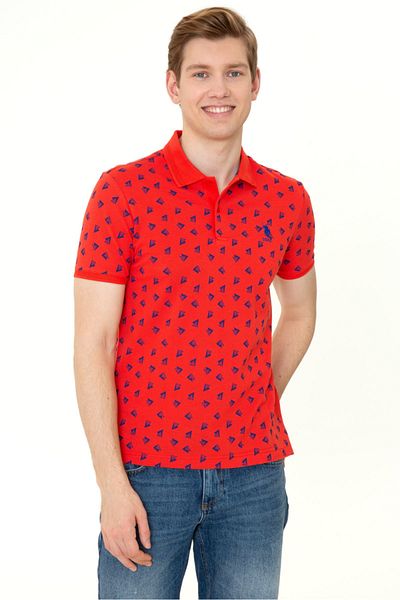 U.S. Polo Assn. Red Men's T-Shirt