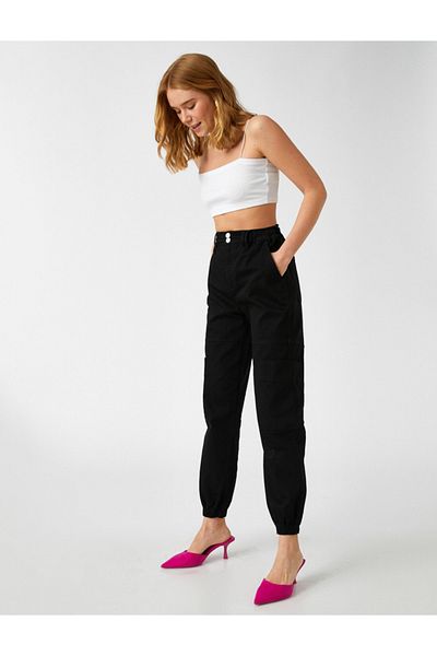 Koton High Waist Jogger Pants