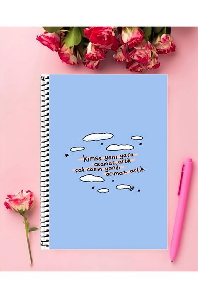 animeandyourworld 1 Piece Special Design - A4 Size 21*29 cm Ring Unlined Large Size Notebook