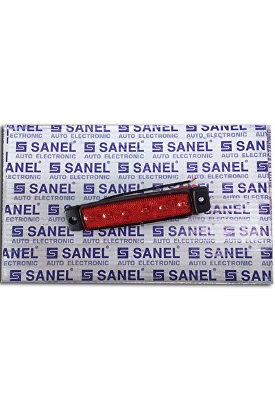 Sanel Parmak Led Kırmızı 6 Ledli 24 Volt