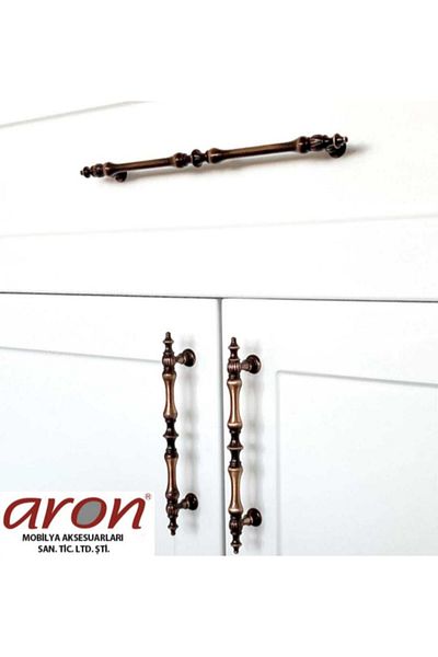 ARON (2 PCS) Island Rustic Handle (ANTIQUE COPPER) TV Unit Nightstand Dresser Console Kitchen Cabinet Handle 128mm