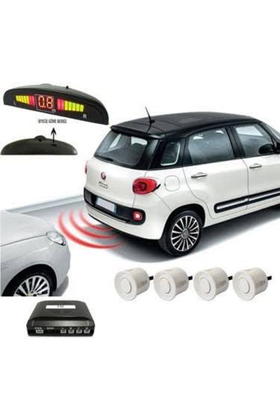 FV-TUNİNG Parking Sensor with Audible Warning, 22mm Lens, White LED Display
