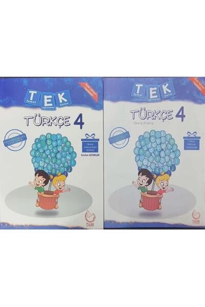 Palme Yayınevi 4. Sınıf Tek Türkçe Etkinlik Ve Test Kitabı + Okuma Anlama Kit...