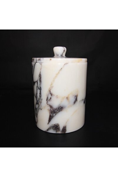 MYM Mermer Yapı Market Tasarım Menekşe Mermer Çöp Kovası