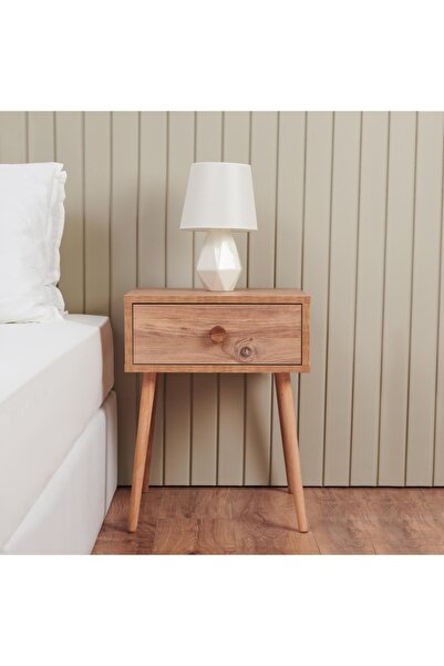 Just Home Mila Tek Çekmeceli Komodin - Atlantik Çam