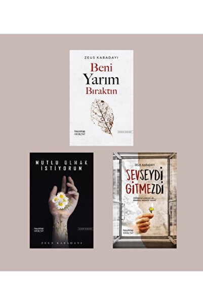 hayykitap 3 Kitap / Beni Yarım Bıraktın - Mutlu Olmak Istiyorum - Sevseydi Gi...
