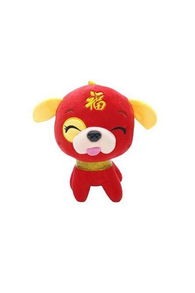 Kızılkaya Oyuncak Plush Chinese Christmas Dog Gogo -1809060-short neckline