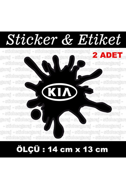 auto ملصق Kia Tuning المعدل - ملصق متوافق مع خوذة الدراجة النارية والزجاج الأ...