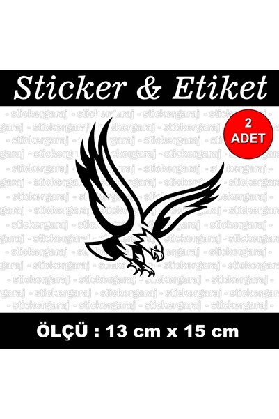 auto ملصق جناح نسر رحلة حيوان الطيور - ملصق متوافق مع خوذة الدراجة النارية ال...