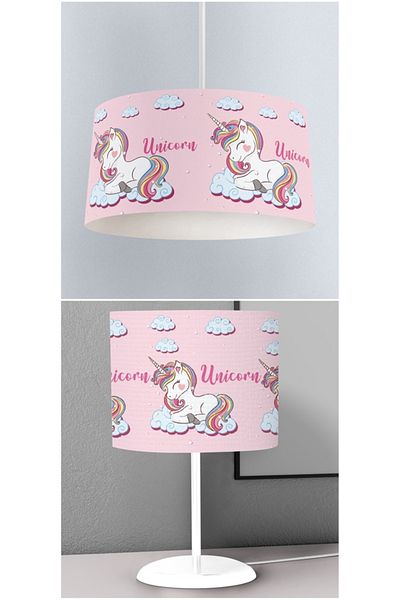 instababyrooms Digital Printed Children's Room Chandelier - Pendant Lamp and Desktop Lampshade Model 229