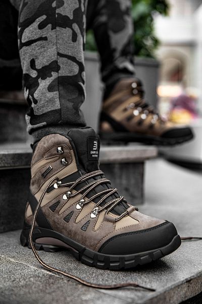 DARK SEER Schwarze Nerz-Unisex-Outdoor-Trekkingstiefel DS.1633