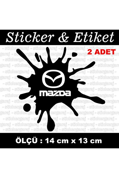 auto ملصق Mazda Tuning Modified - ملصق متوافق مع خوذة الدراجة النارية والزجاج...