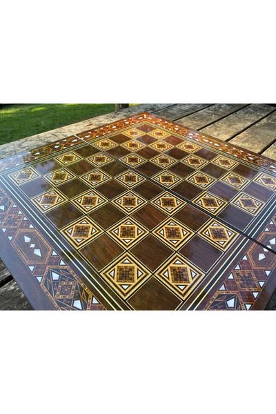 megame Luxury Backgammon Elegance Backgammon Gift for Newborn Special Occasions Backgammon Wooden Sequin Backgammon