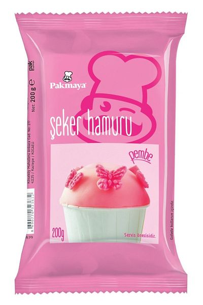 Pakmaya Pink Sugar Dough - 200 Gr