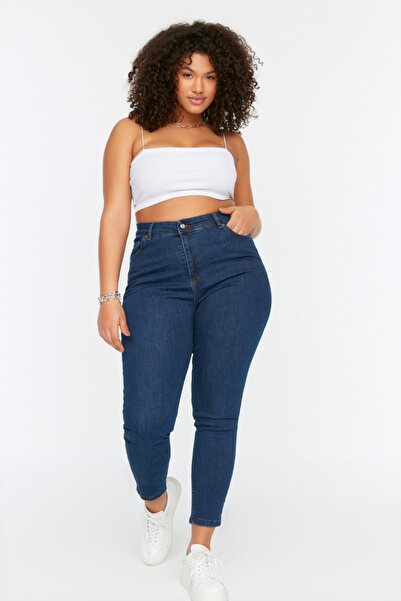 Trendyol Curve Große Größen in Jeans - Blau - Skinny