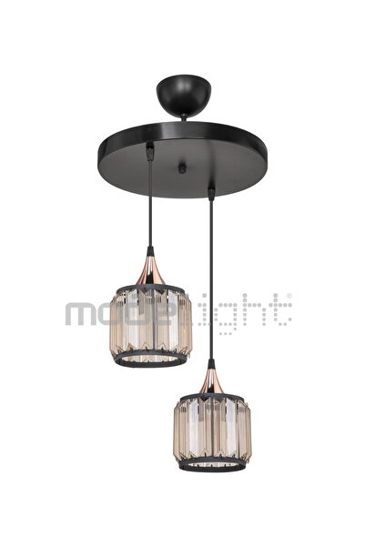 Modelight Haliç 2li Çember Siyah / Bakır