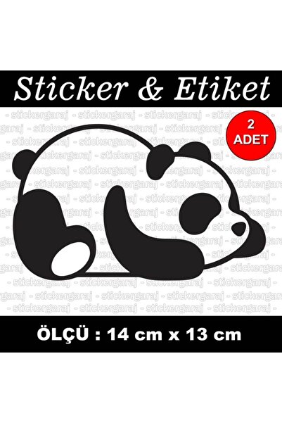 auto ملصق لطيف Panda Sleepless - ملصق متوافق مع الكمبيوتر المحمول الزجاجي لخو...