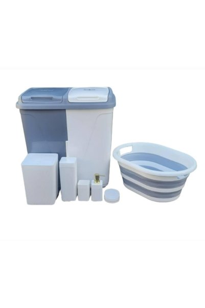 AHİR TİCARET Banyo&çeyiz Seti 7 Parça