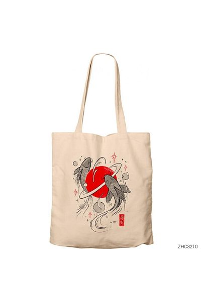 Z zepplin Τσάντα Koi Fish Canvas Tote